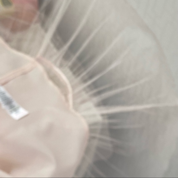 UK Next brand Tulle and Sequin Fancy Girl’s Dress in Light Peach colour, size 7 - Picture 9 of 9